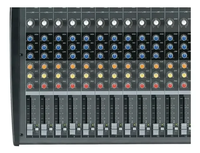 Mesa De Som Mark Audio 12 Canais Cmx12 Usb Bivolt - Nova
