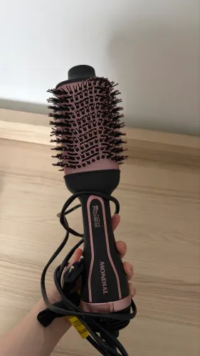Escova Secadora Mondial Rosa e Preta 
