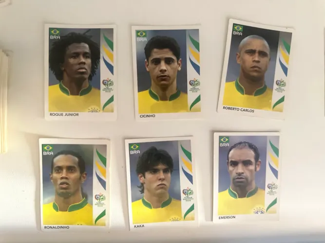 Figurinhas seleção brasileira 2006