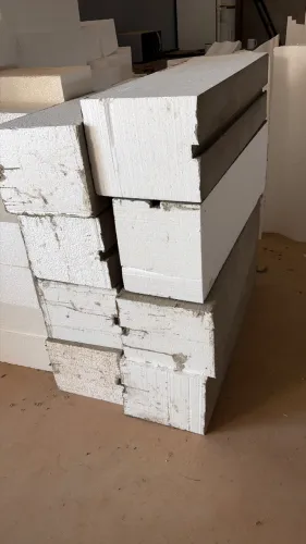 Isopor EPS moldura placas blocos painel monolítico