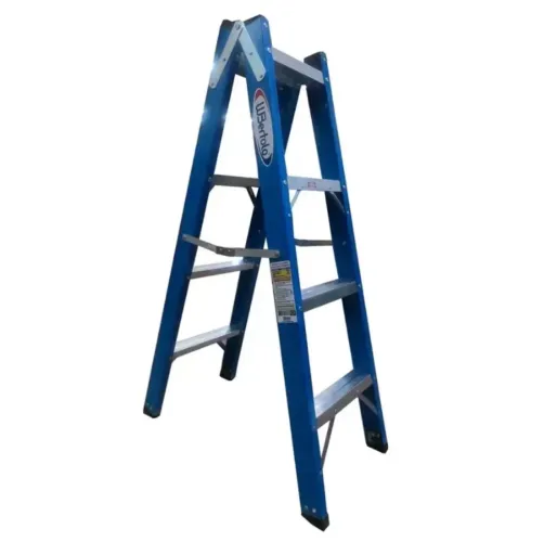 Escada tesoura acesso duplo premium 1,20m - 4 degraus