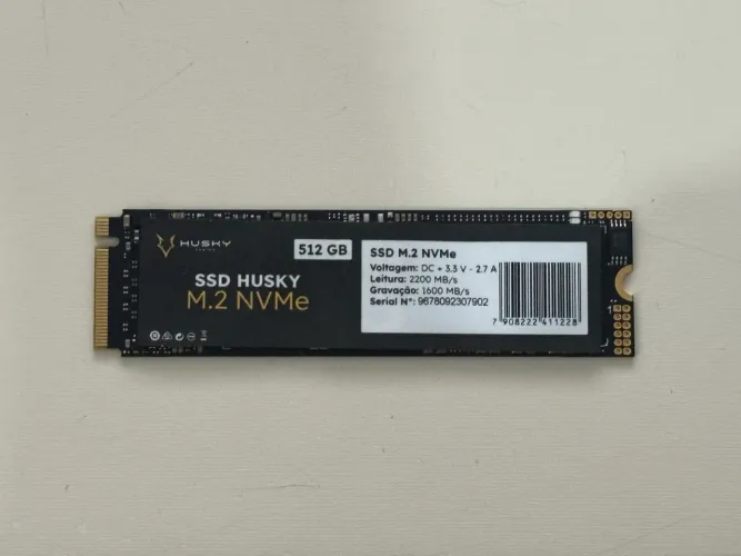 Ssd nvme 512gb husk m.2 com Windows 11