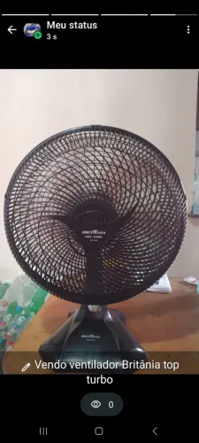Vendo ventilador Britânia turbo top 