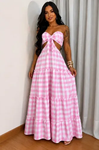 Vestidos xadrez junino
