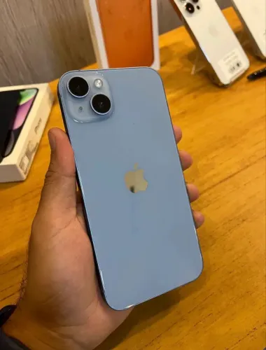 14 plus 256 gb semi novo Azul 