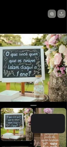 Quadro Lousa Negra de Mesa