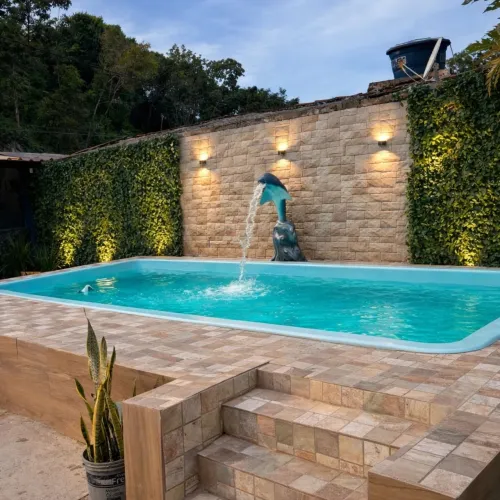 Casa de Piscina na Praia
