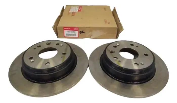 Par Disco de Freio Traseiro Honda Crv 02/03/04 Novo Orig Hn3661