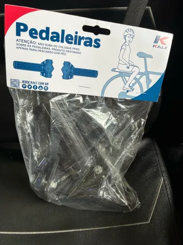 Pedaleira Carona para Bicicleta Kalf (Par) - Nova na Embalagem
