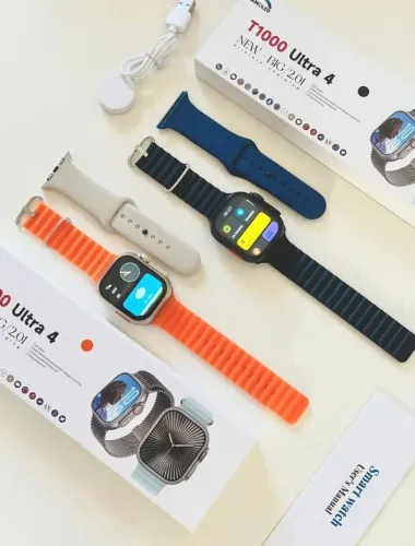 Smartwatch T1000 Ultra 4 - Tela AMOLED 2.01" | Chamadas Bluetooth | Carregamento Sem Fio