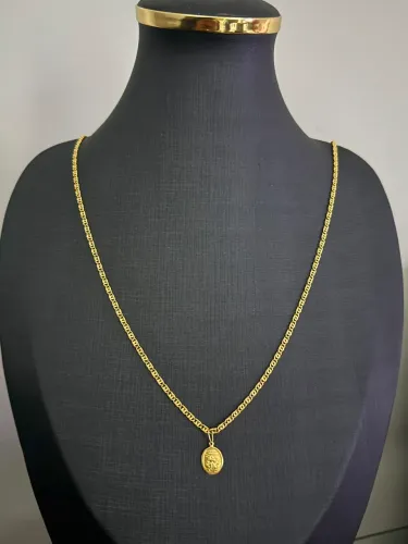 Corrnete de ouro 18k 750 - piastrine