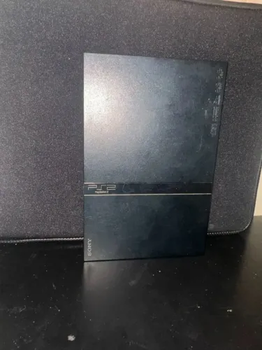 PlayStation 2 Slim com Fonte e Cabos Funcionando Perfeitamente
