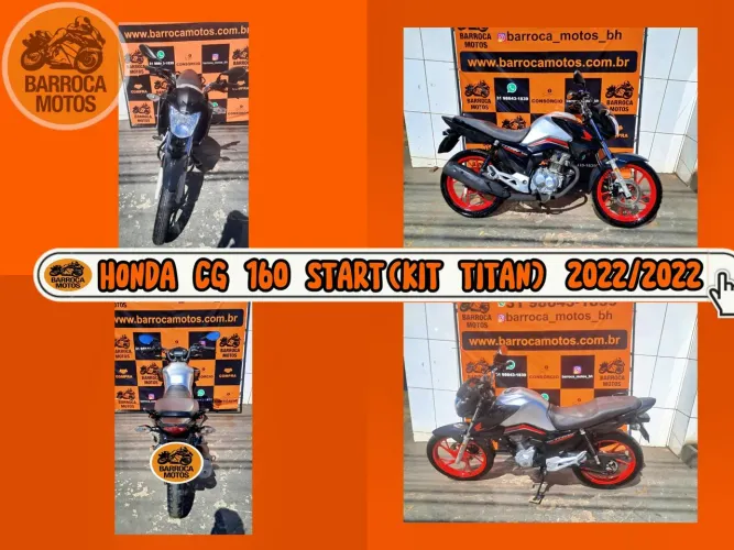 CG 160 START KIT TITAN COM RODAS E DISCO PRATA 2022/2022