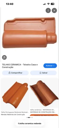 Telha cerâmica portuguesa