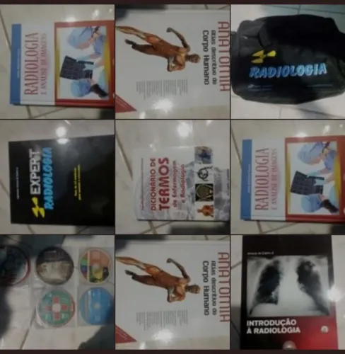 Coleção livros radiologia clínica.