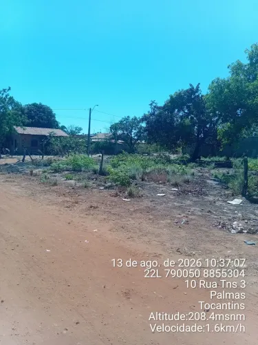 Terreno de esquina, loteamento Taquarí lote 13 T 24 CJ 07 município de Palmas - TO