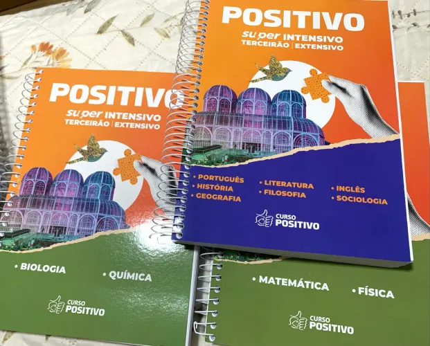 3 Apostilas Novas - SUPER INTENSIVO Positivo