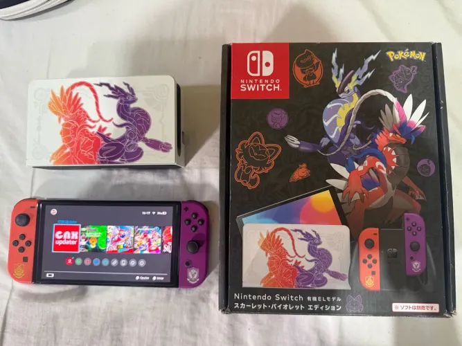 NINTENDO SWITCH OLED DESBLOQUEADO PERFEITO!!!