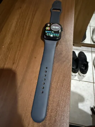 Apple Watch S8 Gps + Celular 45mm Caixa Preto Pulseira Preto