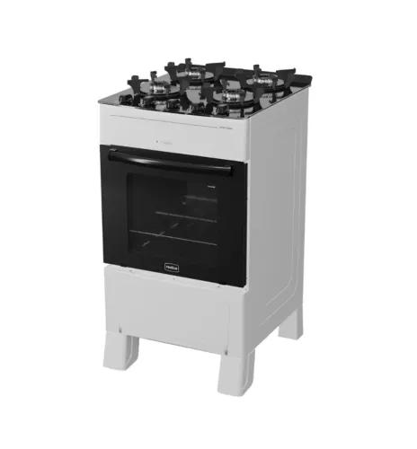 Fogão 4 bocas tampo de vidro automático novo na caixa 