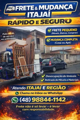 Frete e mudança pequenos 50