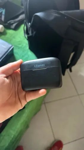 Microfone Sem Fio Ulanzi J12 Lapela 2 Mics P/ Ios Iphone