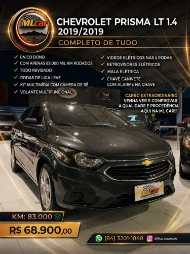 Chevrolet Prisma Sed. LT 1.4 8V Flexpower 4P 2019