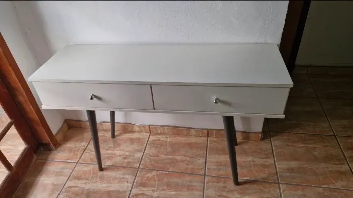 Aparador Branco Duas Gavetas BEM CONSERVADO