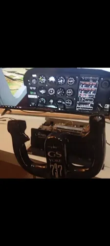 Simulador Vôo GS Yoke 737 e Throttle
