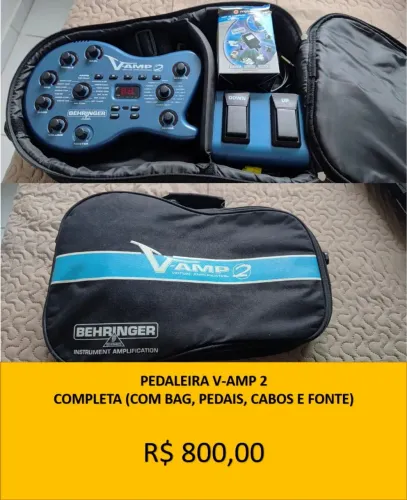 Pedaleira V-amp 2 completa