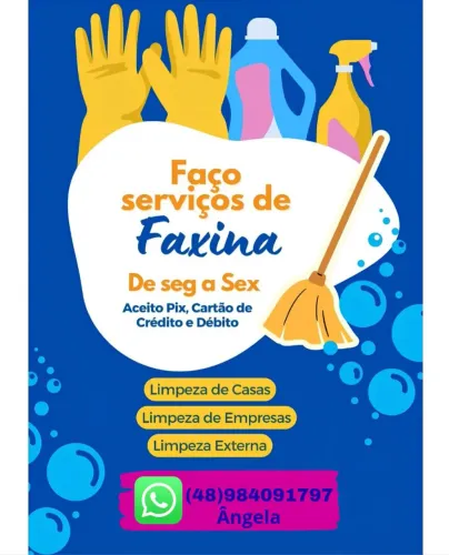 Faxina e limpeza pesada 