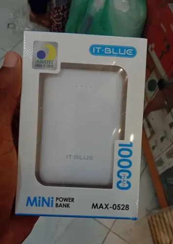 CARREGADOR PORTÁTIL 10.000MAH CARREGA 3 APARELHOS