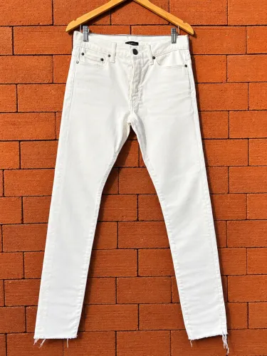 Calça John Elliott Men's White Jeans