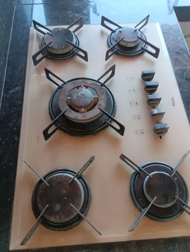 Fogão Cooktop 5 bocas usado 