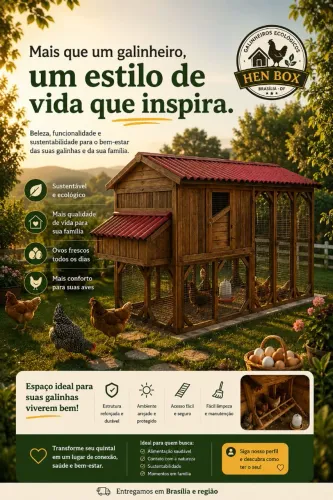 Galinheiros Ecológicos alto padrão