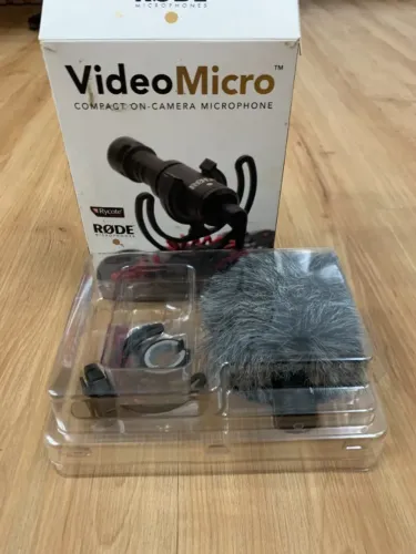 Microfone Rode Videomicro Compacto Direcional Para Câmera