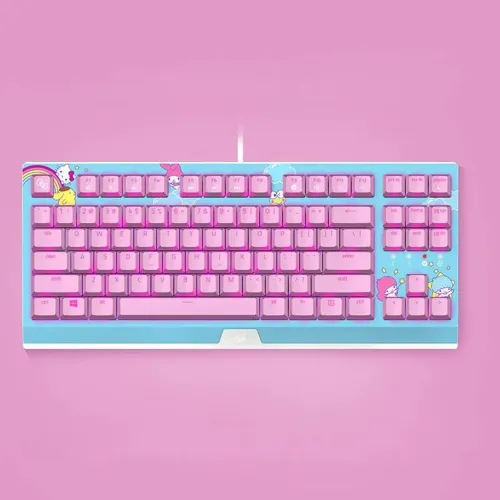 Teclado Razer Edição Sanrio Hello Kitty, Edição Limitada