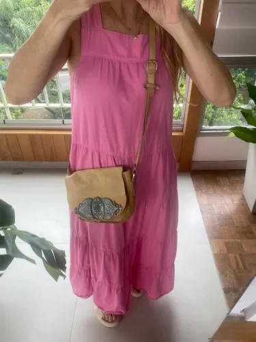 BOLSA couro COURO BOHO DRESSTO