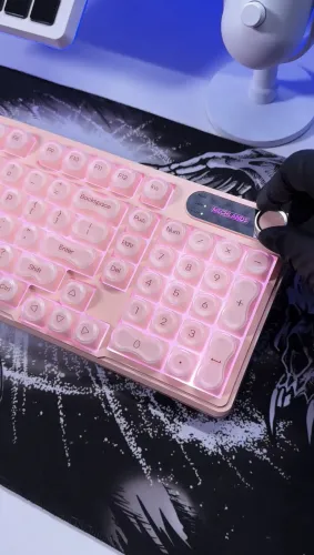 Teclado M98 - MECHLANDS cor ROSA @todd_geek