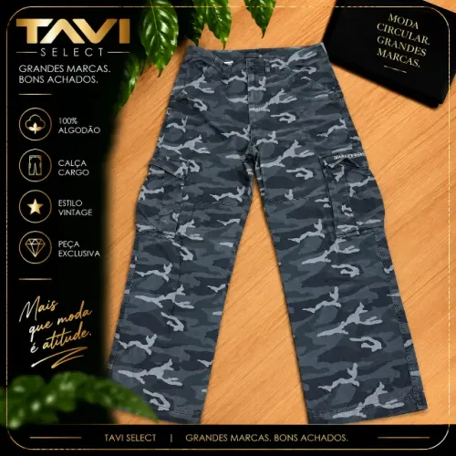 Calça Cargo Harley-Davidson Camuflada