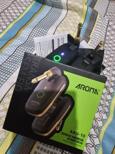 Transmissor Guitarra, Violão e Bass. Na caixa top demais recomendo 