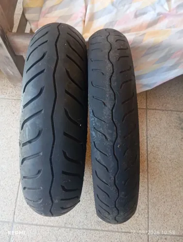 Pneus 100/90 R 18, M/C 150/70/ R17