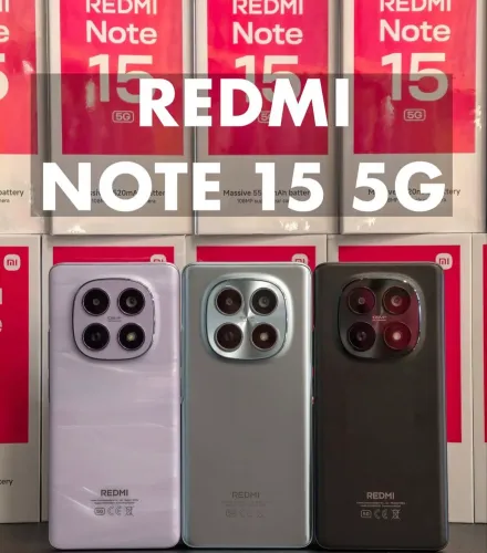 Celular Redmi Note 15 5G 512/08-Preto Lacrado Entregamos