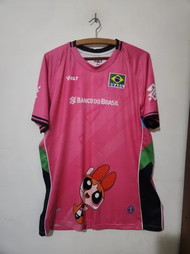 Camisa Florzinha Meninas Superpoderosas 2026 Vôlei Brasil Feminina Volt