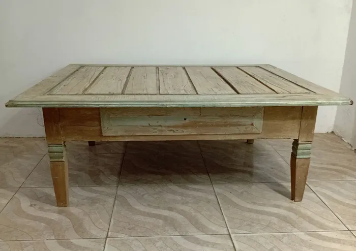 Mesa de centro rústica