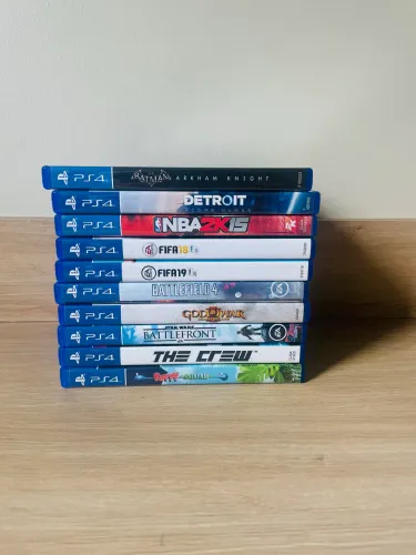 Lote de 10 jogos de ps4