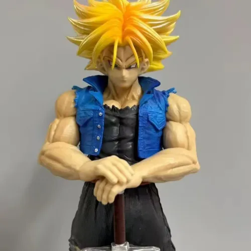 Figura de ação personagem trunks do anime dragonballz 