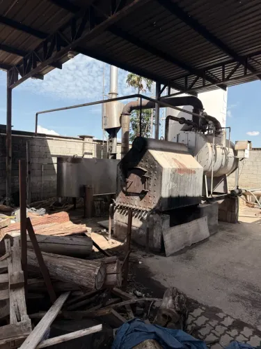 Caldeira industrial a lenha 1000 kcal/h