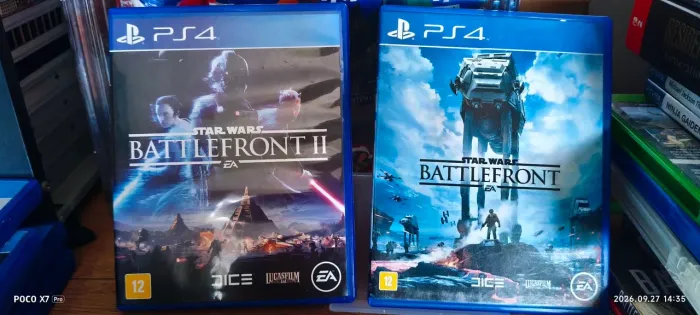Coleção Star Wars Battlefront 1 e 2 ps4