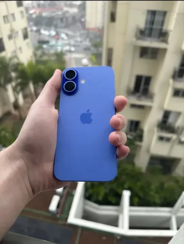 iPhone 16 128gb Azul - Novo